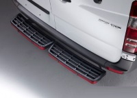 Rhino AccessStep - Twin Black - With After Market Reversing Sensors - Ford Transit 2014 On - SS227BR