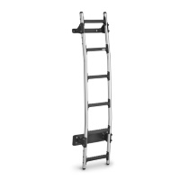 Rhino Aluminium 6 Step Rear Door Ladder - Nissan Primastar 2022 On Low Roof (H1) - AL6-LK41